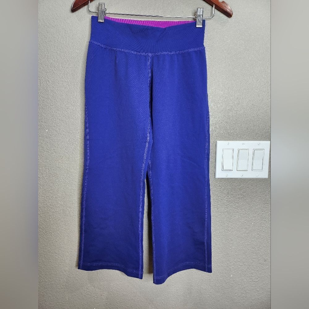 Patagonia Womens Blue And Pink Pliant Capris Pants - Picture 1 of 7